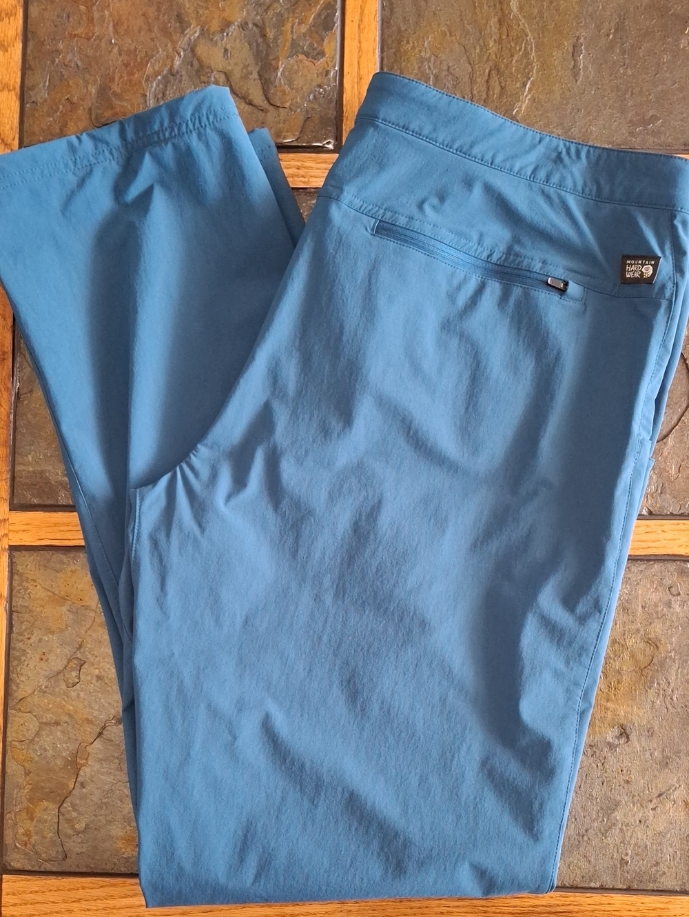 Mountain Hardwear Men's Teal-Blue Travel Chinos